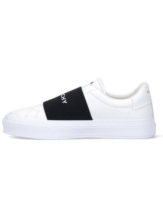 City Court Band Logo Low Top Sneakers White - GIVENCHY - BALAAN 4