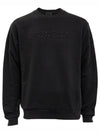 Tonal Logo Crew Neck Sweatshirt Black - MONCLER - BALAAN 2