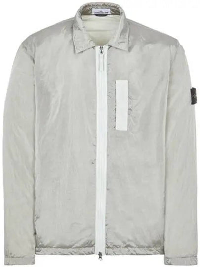 Nylon Metal Econyl Regenerated Nylon Primaloft Jacket Light Grey - STONE ISLAND - BALAAN 2