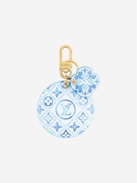 Illustration Bag Charm Key Holder Turquoise - LOUIS VUITTON - BALAAN 1