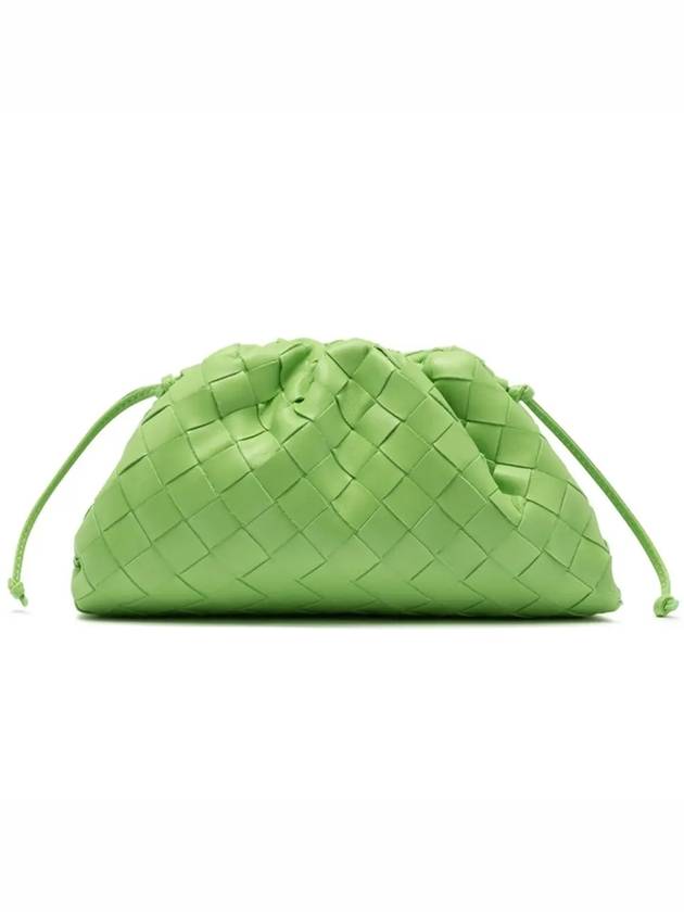 Intrecciato Mini Pouch Bag Pistachio - BOTTEGA VENETA - BALAAN 3