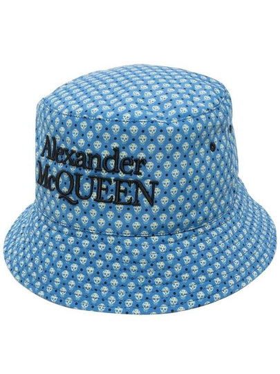 Hat 711305 4419Q4367 BLUE - ALEXANDER MCQUEEN - BALAAN 2