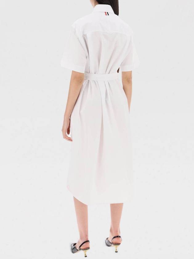 Midi shirt dress FDSE50A03113 - THOM BROWNE - BALAAN 3