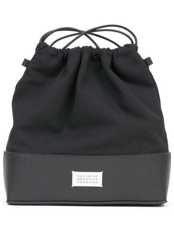 5AC Small Bucket Backpack Black - MAISON MARGIELA - BALAAN 1