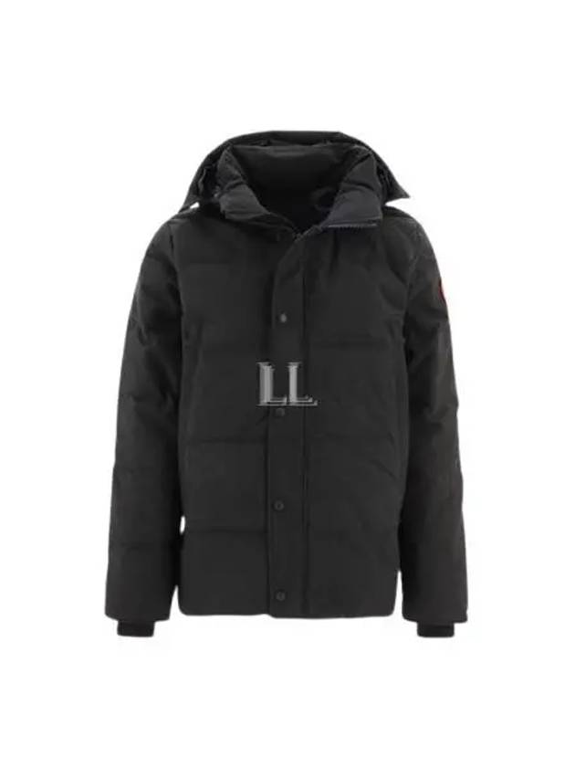 Wyndham Logo Patch Padding Black - CANADA GOOSE - BALAAN 2