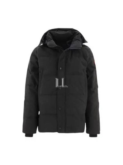 Wyndham Logo Patch Padding Black - CANADA GOOSE - BALAAN 2