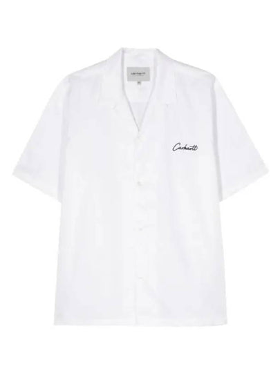 Men s short sleeve shirt white I031465 00AXX - CARHARTT - BALAAN 2