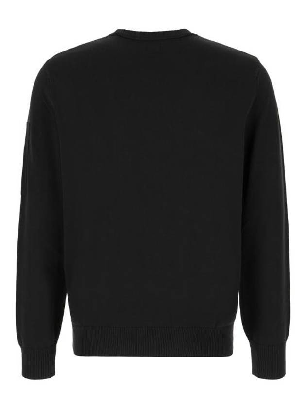 Crew Neck Sweatshirt Black - CP COMPANY - BALAAN 3