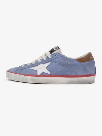 Superstar Suede Nylon Low Top Sneakers Blue - GOLDEN GOOSE - BALAAN 2