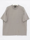 Heavy Jersey Logo Short Sleeve T-Shirt Grey - EMPORIO ARMANI - BALAAN 3