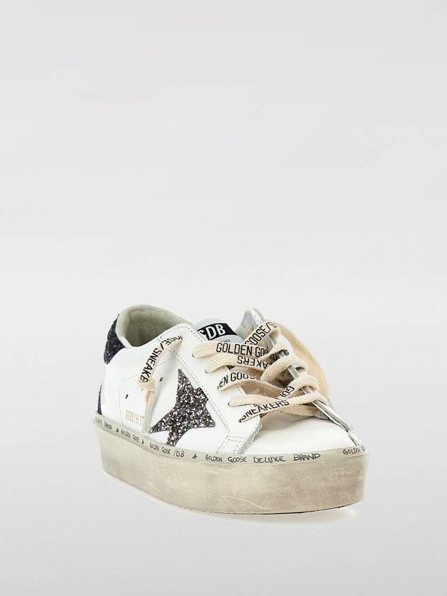 Hi Star Glitter Tab Low Top Sneakers White - GOLDEN GOOSE - BALAAN 3