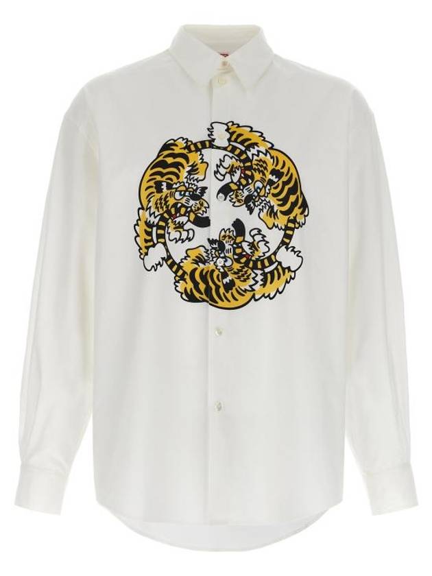 Verdy Market Long Sleeve Shirt White - KENZO - BALAAN 2