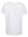 Women's Logo Print Short Sleeve T-Shirt White - MONCLER - BALAAN 3