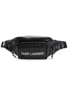 Nylon Logo Nuxx Cross Bag Black - SAINT LAURENT - BALAAN 2