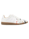 Replica Paint Drop Low Top Sneakers White - MAISON MARGIELA - BALAAN 1