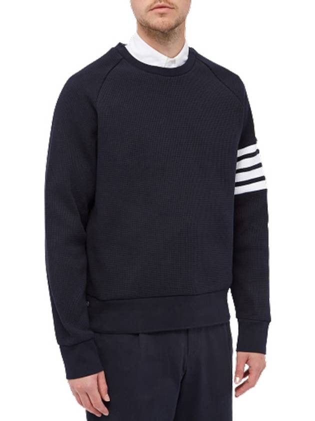 4 Bar Stripe Sweatshirt Navy - THOM BROWNE - BALAAN 3