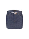 Women's Mini Jupe Denim Skirt Indigo - A.P.C. - BALAAN 2