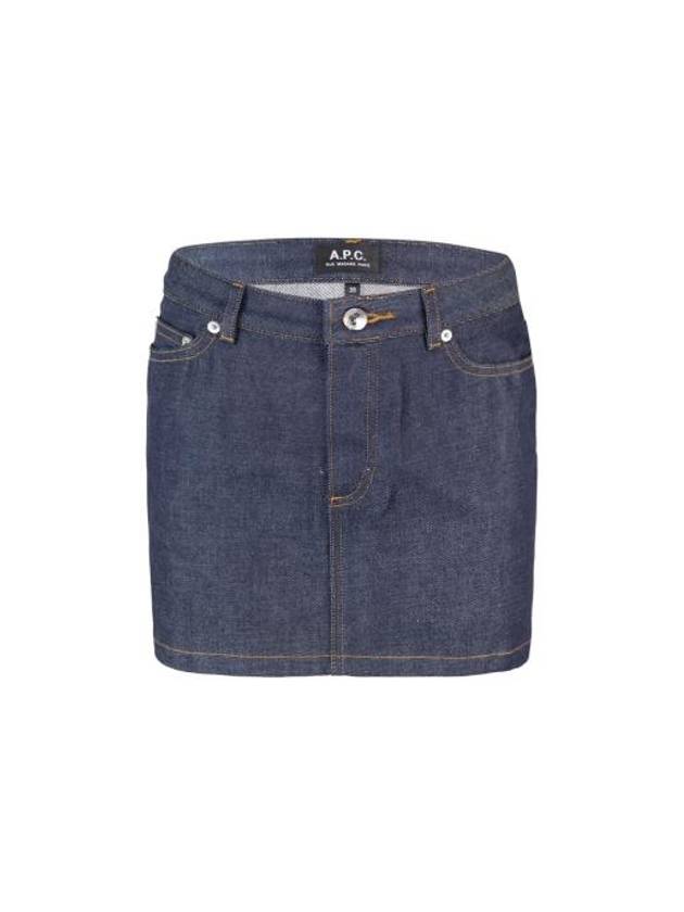 Women's Mini Jupe Denim Skirt Indigo - A.P.C. - BALAAN 2