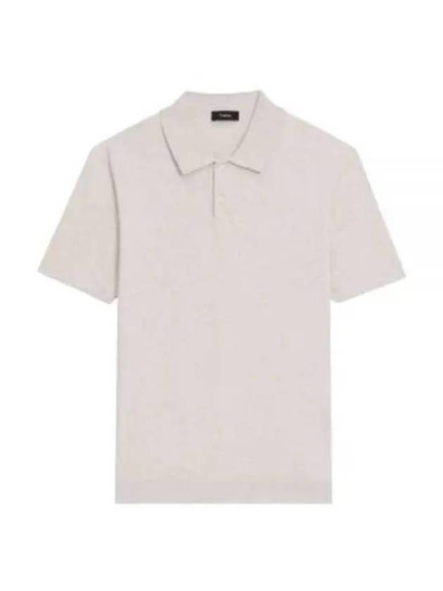 Polo T shirt O0186711 WJA Free Melange Ivory - THEORY - BALAAN 1