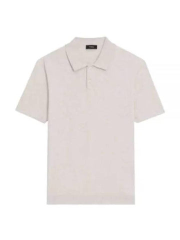 Polo T shirt O0186711 WJA Free Melange Ivory - THEORY - BALAAN 1