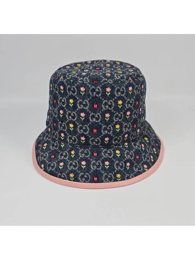 Floral Denim Bucket Hat M - GUCCI - BALAAN 2