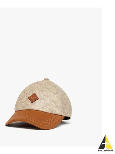 Loretos and leather monogram cap MECEAMM03I9 - MCM - BALAAN 1