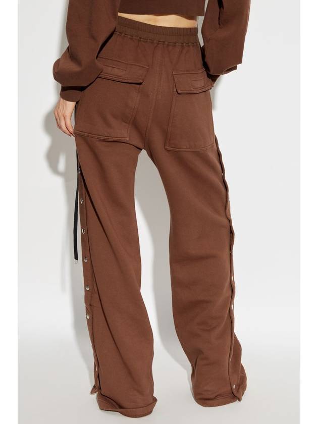 Rick Owens DRKSHDW Sweatpants Pusher, Women's, Brown - RICK OWENS - BALAAN 4