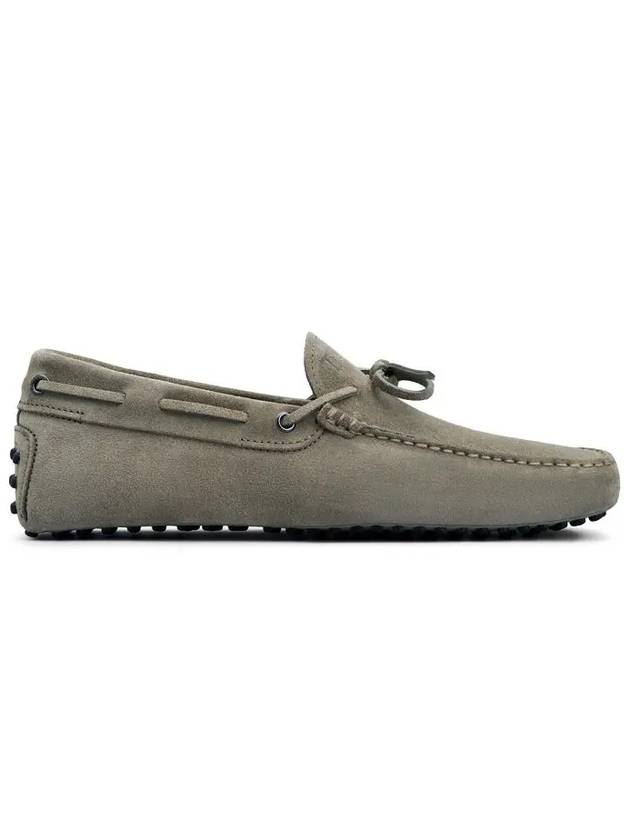 Men's Gommino Suede Driving Shoes Grey - TOD'S - BALAAN 2