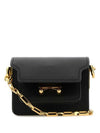 Trunk Nano Chain Crossbody Bag Black - MARNI - BALAAN 1