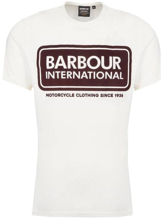 International Logo Short Sleeve T-Shirt White - BARBOUR - BALAAN.