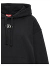 S Macs Logo Hoodie Black - DIESEL - BALAAN 4