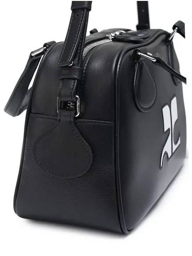 Reedition Bowling Leather Tote Bag Black - COURREGES - BALAAN 6