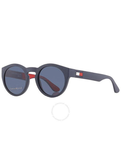 Tommy Hilfiger Blue Oval Unisex Sunglasses TH 1555/S 08RU/KU 48 - TOMMY HILFIGER - BALAAN 2