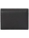 Gancini Logo Half Wallet Black - SALVATORE FERRAGAMO - BALAAN 3