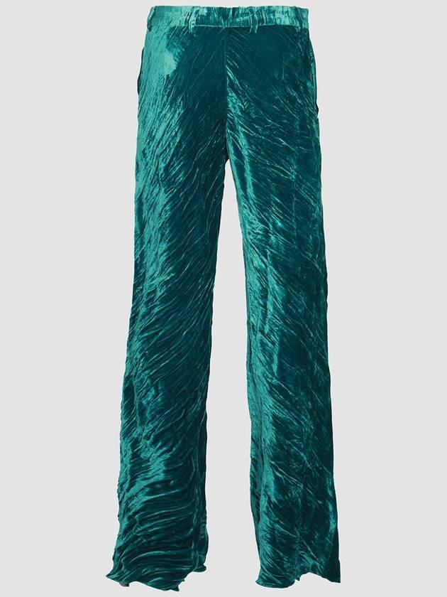 Green FROISSE Velvet Pants 13200576252 B0560955112 - ETRO - BALAAN 4