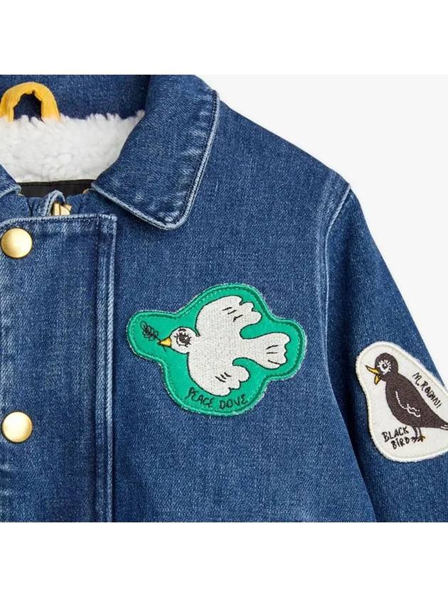 Kids Denim Patch Jacket 21710150 60 - MINI RODINI - BALAAN 4