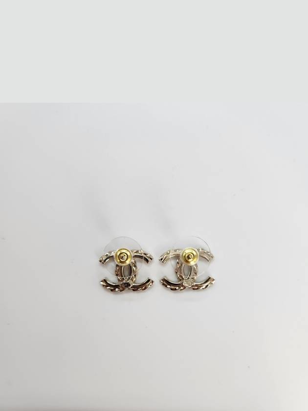 CC Logo Crystal Earrings Gold - CHANEL - BALAAN 5