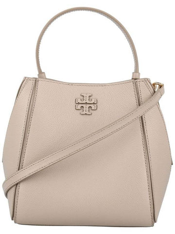 Mcgraw Logo Small Bucket Bag Fresh Clay - TORY BURCH - BALAAN 1