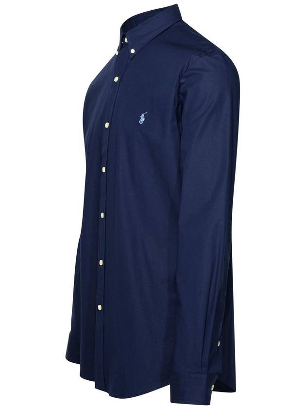 Long Sleeve Shirt 710928254001 Navy - POLO RALPH LAUREN - BALAAN 4