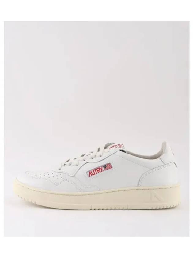 Medalist Leather Low Top Sneakers White - AUTRY - BALAAN 2