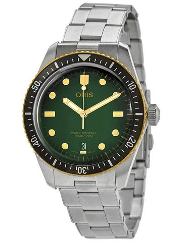 Oris Divers Sixty-Five Automatic Green Dial Men's Watch 01 733 7707 4357-07 8 20 18 - ORIS - BALAAN 1