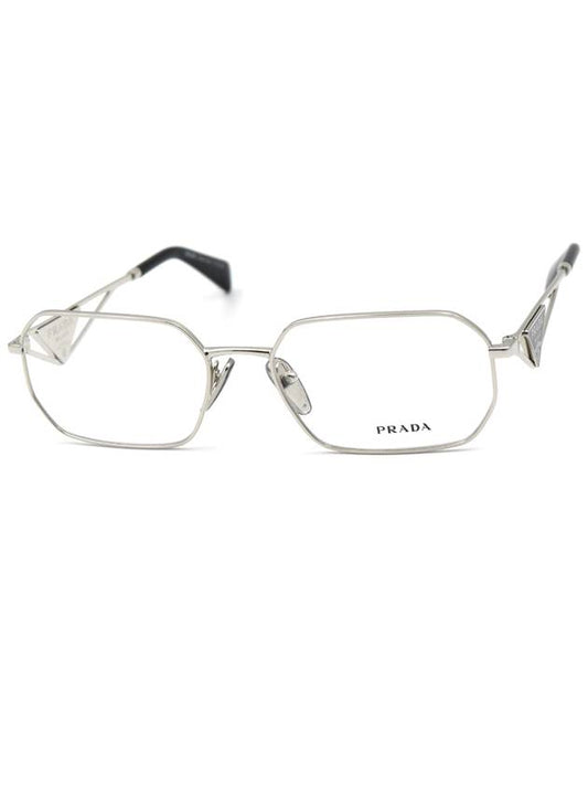 Eyewear Square Glasses Silver - PRADA - BALAAN 2