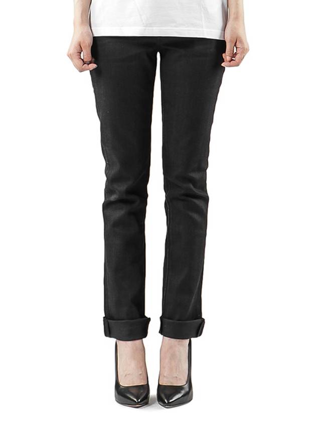 Women's Denim Skinny Jeans Black - SAINT LAURENT - BALAAN.