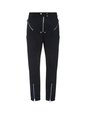 MEN Zipper Point Cargo Jogger Pants Black - RICK OWENS - BALAAN 1