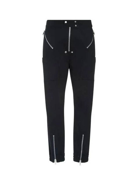 MEN Zipper Point Cargo Jogger Pants Black - RICK OWENS - BALAAN 1