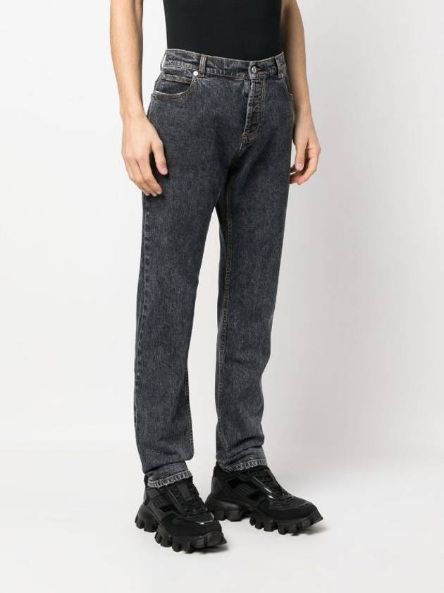 Denim Straight Jeans Blue - BALMAIN - BALAAN 4