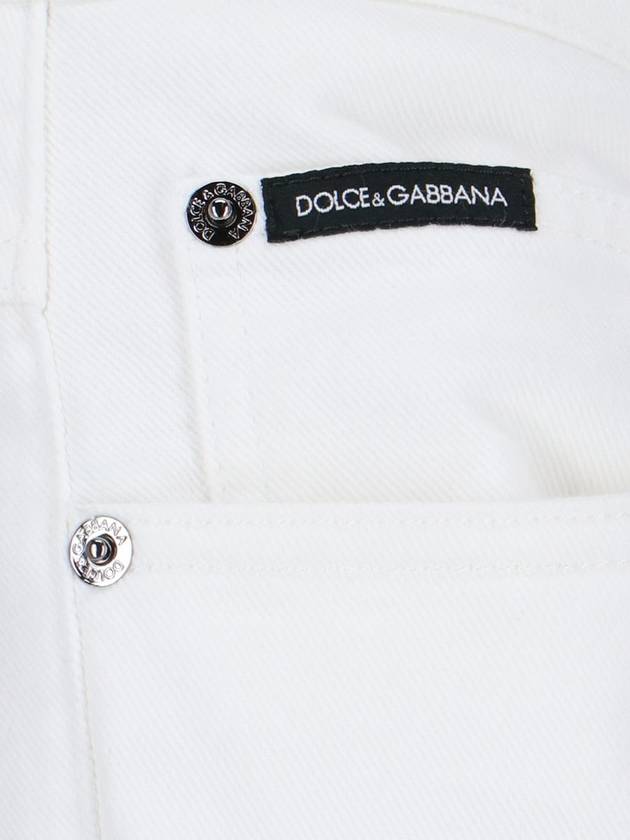 logo embellished slim fit jeans GYJCCDG8JR8 - DOLCE&GABBANA - BALAAN 5