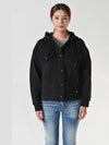 Dunes Trucker Hooded Jacket Black - MOOSE KNUCKLES - BALAAN 2