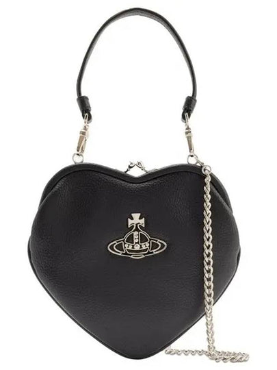 Black Bell Heart Frame Cross Bag 4B010004W S000D N403 00060 - VIVIENNE WESTWOOD - BALAAN 2