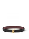 LV Heritage 35MM Reversible Belt Black Bordeaux - LOUIS VUITTON - BALAAN 2